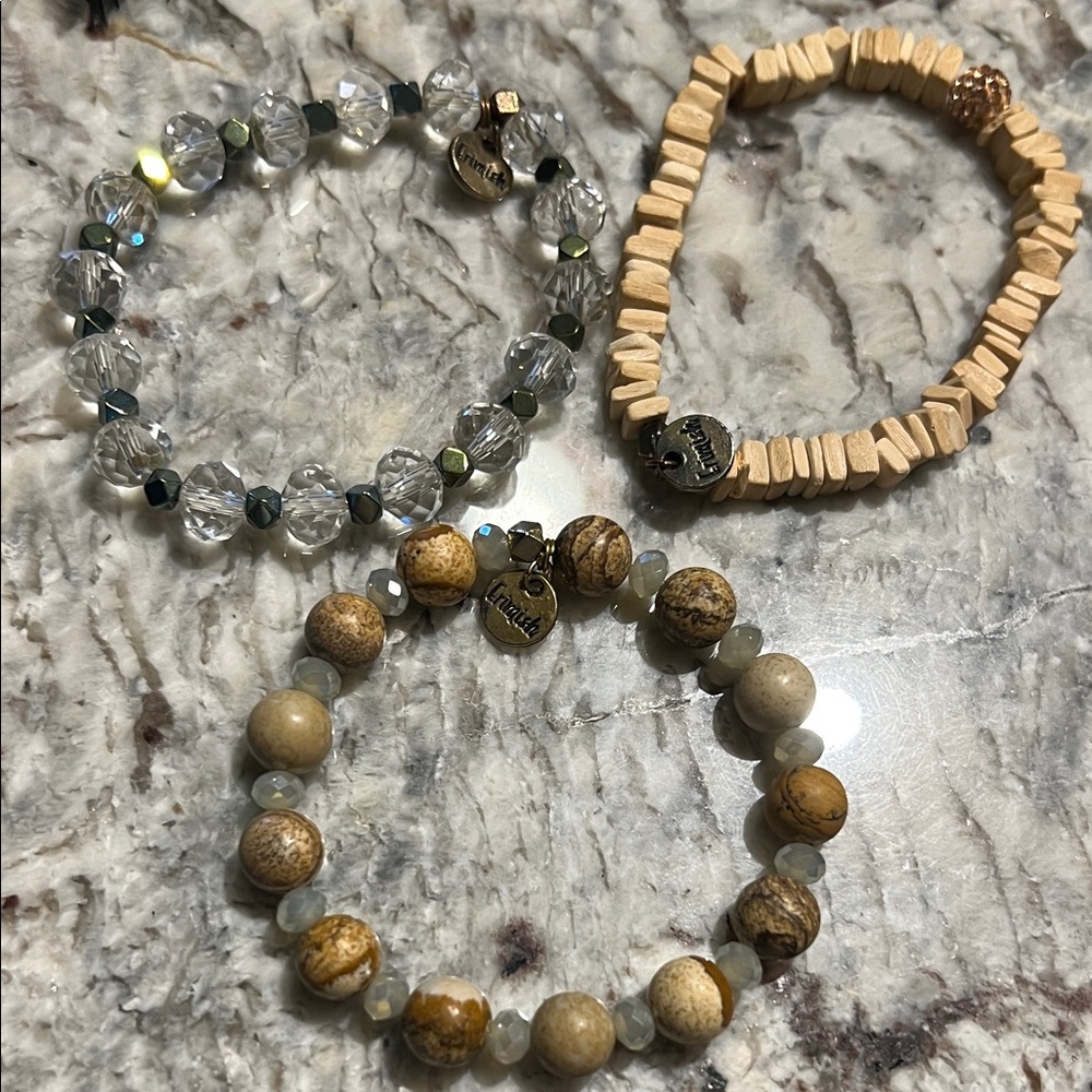 Erimish Bracelets, set of 3 stackable